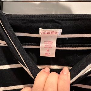 Black and white skirt